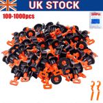 100/1000PCS TILE LEVELING SYSTEM KIT REUSABLE TILE SPACER WALL FLOOR CLIPS TOOLS