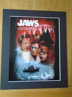 Jaws Movie Photo Mounted.