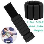 2X Adjustable Wrist Ankle Weights for Aerobics Pilates Weight-Bearing Bracelet