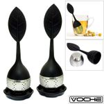 Tea Infusers Strainers Loose Leaf Herbal Silicone Stainless Steel Filters 2 Pack