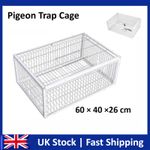 Pigeon Trap Cage Portable 4 Doors One Way Entry Bird Trap Escape Proof Loft Farm