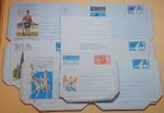 c1970s   7 x Different GB Airletters/ Aerogrammes Unused