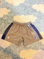 Cardiff Blues 2019/20 Macron Rugby Shorts Grey Navy Adult Size S Official