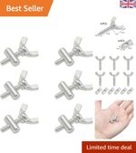 Compact 6-Piece Awning Kit with Easy Installation - Perfect for RVs and Boats