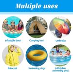 10x Heavy Duty vinyl Puncture Repair Patches for Swimming Pool Air Bed inflateab