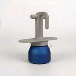 Vintage Irmel Maggiolina 2 Cup Stovetop Espresso Moka Pot Blue Made In Italy 