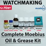 Moebius Oil & Grease Kit | Moebius Watch Oil Kit | Watch Repair Kit | Watchmaker