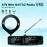 AMNVOLT V4 ATS Mini SI4732 All Band DSP Radio FM AM SSB USB LSB Hi-Z Amp HeadAmp