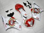 For 2003-2004 SUZUKI GSXR1000 White Red ABS Injection Mold Bodywork Fairing Kit