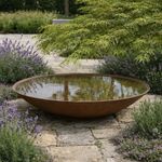 Corten Steel Water Bowl Feature. 3mm thick