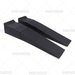 Pair of Trailer Ramps 2-Piece Anti-Slip Lightweight 25cm Vehicle Lifting Garage