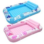 Inflatable Tanning Pool Lounger Float Swimming Pool Floats with Pillow for Adult
