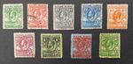Falkland Islands 1929 Whale and Penguins set to 5/- fine used SG 116 - 124