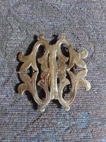 Antique Solid Silver Art Nouveau Nurse's Belt Buckle Chester 1901