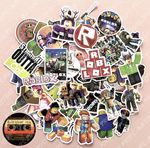 50 Ro blox Game Gaming Stickers - Scrapbook, Laptop, iPad, Consoles, Books