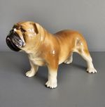 COOPERCRAFT ENGLISH BULLDOG FIGURINE 7.5" CERAMIC POTTERY DOG ORNAMENT