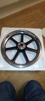 Honda GL 1000  CB 750 New  NOS Lester Rim Mag Wheel 18 x 2.50 Inch cafe Inc Disc
