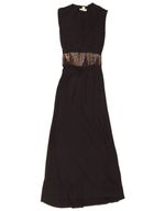 Monsoon Womens Sleeveless Maxi Dress UK 12 Medium Black AI22