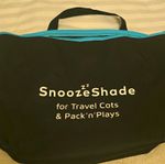 SnoozeShade Travel Cot & Pack'n'Play Sleep Shade Cover, Black
