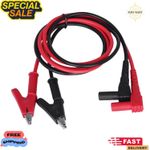 20A Alligator Crocodile Clip 4mm Banana Plug Test Cable Lead Wire For Multimeter