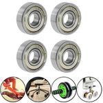 4pcs 6900ZZ Deep Groove Ball Bearings 8x22x7mm Double Shielded Carbon Steel Z2
