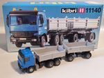 Kibri 11140 MB Actros Dump w/Trailer H0 1:87 Model Kit Built Original Packaging
