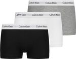 Men's Calvin Klein  CK 3 Pack  Trunk Boxer Brief,  ALL BLACK  LARGE