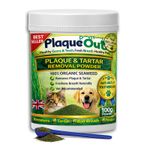 100G PLAQUE OUT - Dogs and Cats Plaque Off Bad Breath and Tartar Removal!