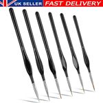 6PCS Extra Fine Tip Detail Paint Brushes for Miniatures Model Maker Painting Set