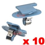 TAILGATE BOOT PILLAR TRIM PANEL CLIPS FOR VAUXHALL INTERIOR BLUE PLASTIC OPEL 