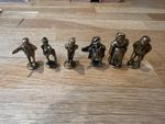 Dickens Pickwick Papers Brass Pipe Tampers Complete Set Of 6