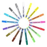Permanent Marker Pens Oil-Based Paint for Tyres Glass Plastic Fabric Stone Wood