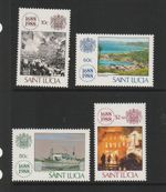 St Lucia 1988 Lloyds of London UM/MNH SG 1004/7