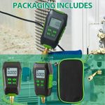 ›Digital Vacuum Gauge 1/16inch 20UNF Interface Backlit Display Vacuum Micron