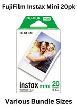 FujiFilm Instax Mini Film 20 Shot - Various Bundle Packs