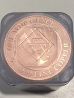 🏰 2010 Geiger Schloss Güldengossa 1 Oz .999 Copper Round- sealed tube of 19