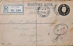 WW1 FRANCE 1917 Etaples APO S.17 Registered Bungay Suffolk Censor C46