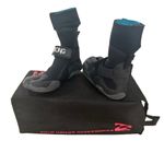 BillaBong Kids Wetsuit Boots Black Sz UK 3 EU 36 5mm Revolution Split Toe N4BT15