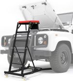High Top Automotive Creeper 400 LBS Adjustable with Locking Wheels Tool Pouch