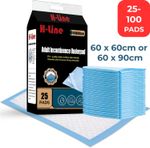 25 50 100 Disposable Incontinence Adult Bed Pads Mats Sheets Mattress Protectors