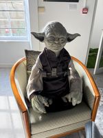 Large Yoda Film prop 68cm Tall - 50cm Arm To Arm Very Good Detail