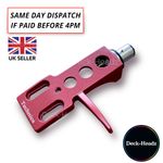 Technics Headshell for 1200 1210 & All DJ Decks In Red OEM
