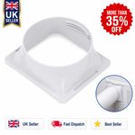 150mm AC Exhaust Hose Adapter Square Round Portable Air Conditioner Vent Kit UK
