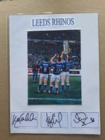 LEEDS RHINOS 2015 GRAND FINAL LEGENDS HAND-SIGNED (3) ARTCARD