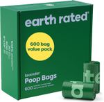 Earth Rated Dog Poo Bags Value Pack, Leak-Proof and Extra-Thick Pet Waste Bags