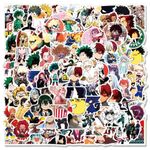 100pcs My Hero Academia Anime Stickers for Skateboard Luggage Motorcycle Sticker