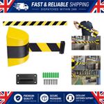 Wall Mounted Retractable Queue Barrier Belt 10m Safety Crowd Control