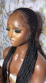 Black Synthetic Hair Wig