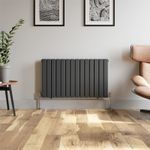 Anthracite Designer Radiator Vertical Horizontal Flat Panel Oval Column Rads