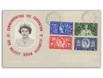 1953 Coronation FDC 2nd June Pre-Release, Illustrated Cover